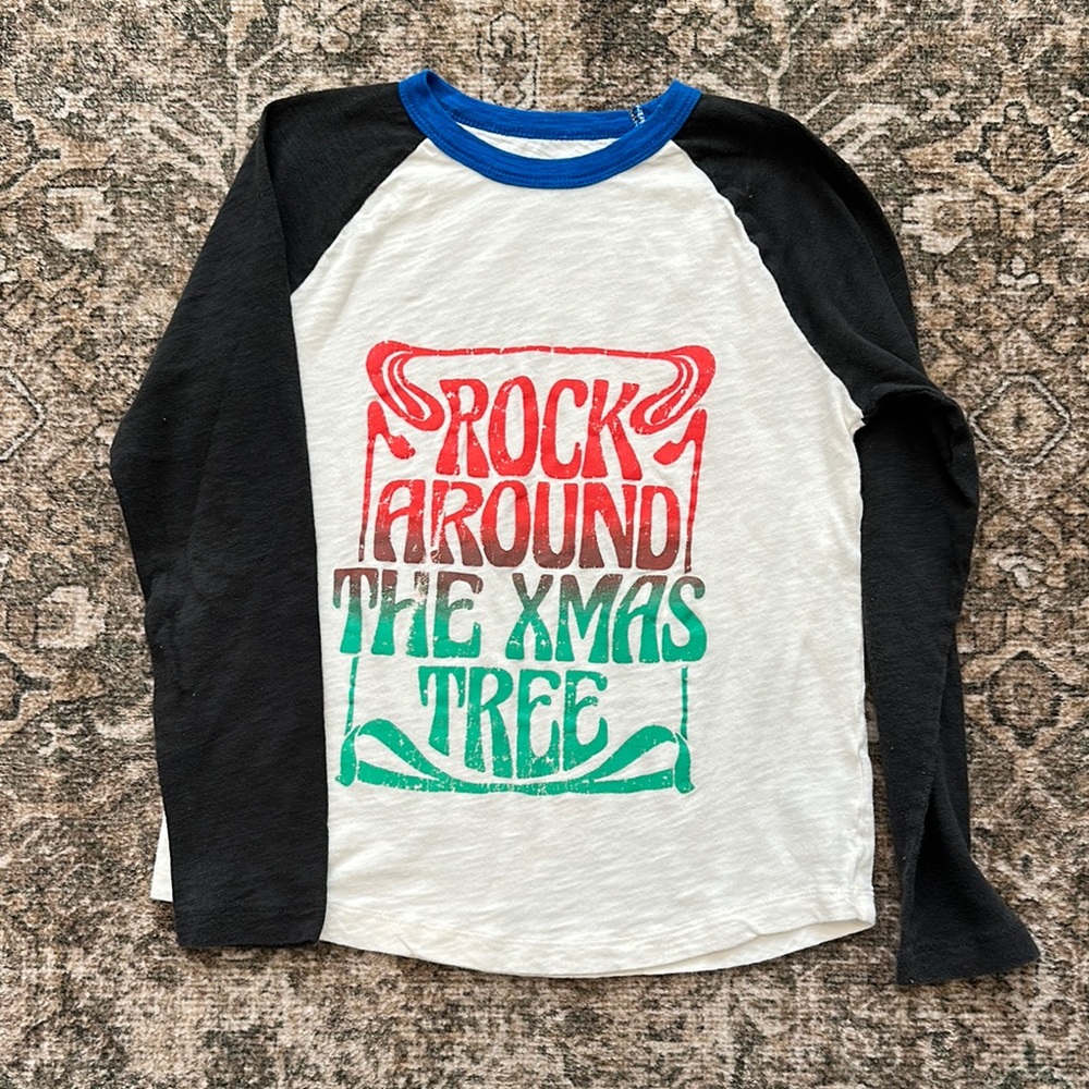 Crewcut size 8 holiday shirt